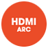 JBL Cinema SB140 Una conexi&oacute;n de cable HDMI ARC - Image